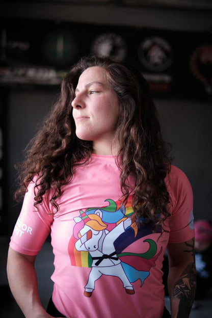 Unicorn BJJ Jiu Jitsu Rash Guard for Kids & Adults