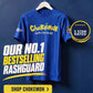 Chokemon Blue BJJ Jiu Jitsu Rash Guard