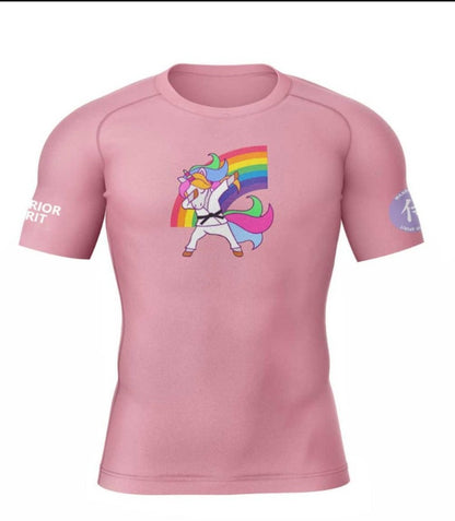Unicorn BJJ Jiu Jitsu Rash Guard for Kids & Adults